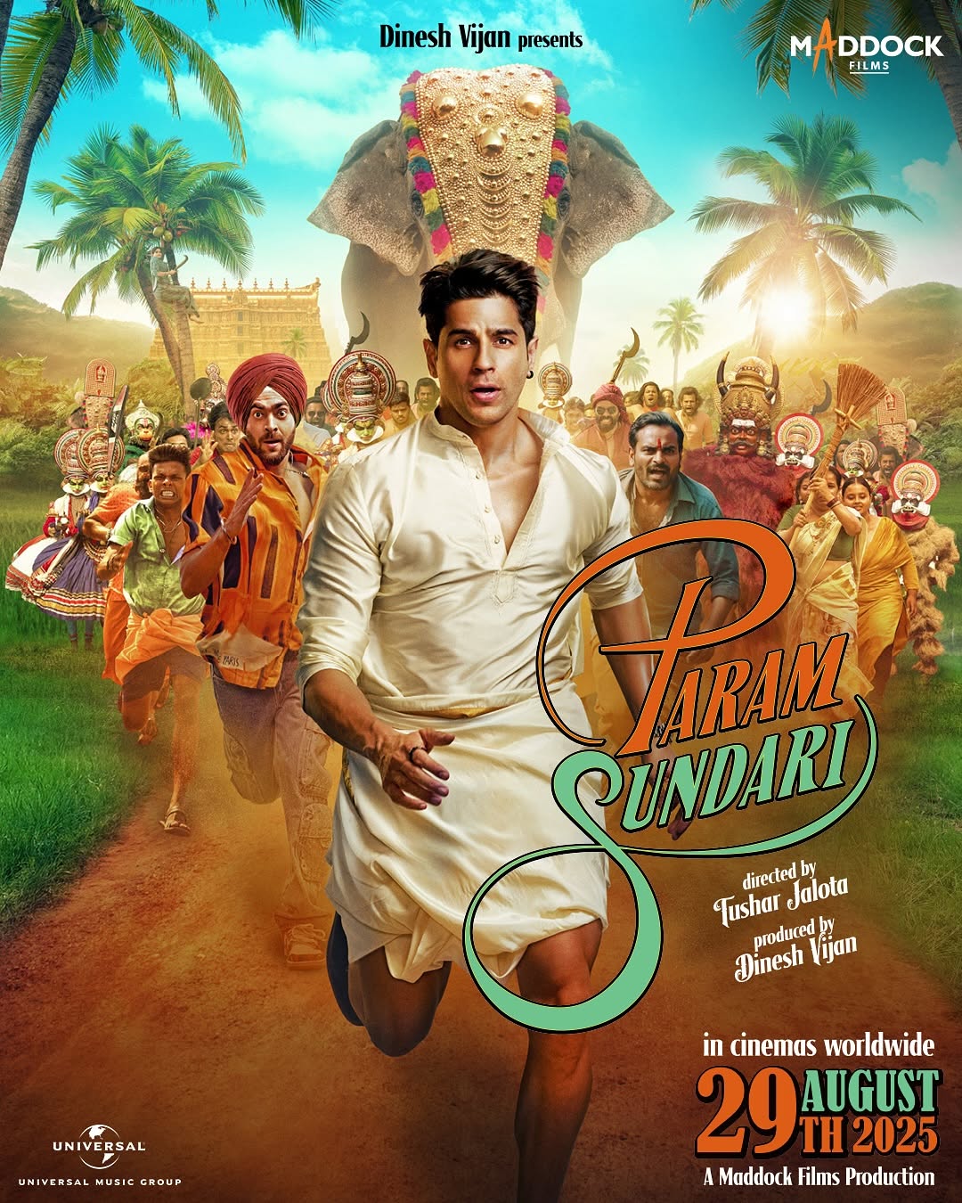 Sidharth Malhotra Janhvi Kapoor Movie First Look Poster