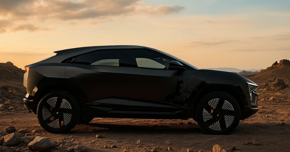 "Mahindra BE 6 Batman Edition Electric SUV black Batmobile-inspired design"2025