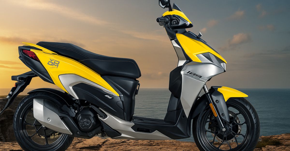 Hero Xoom 125 Front Look with LED Headlamp