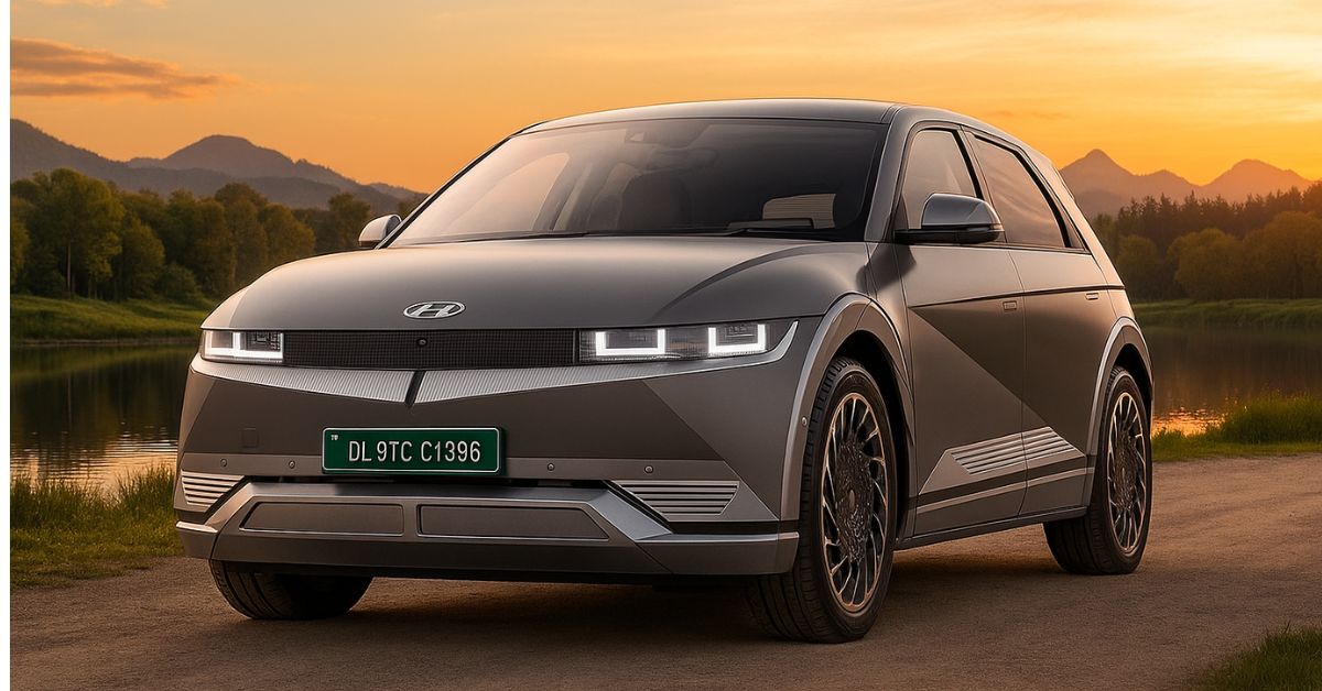 Hyundai Ioniq 5 2025 Electric Car Front View in India