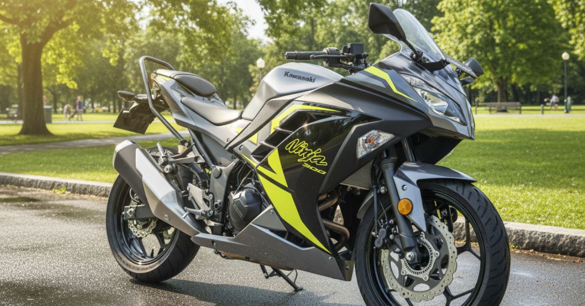Kawasaki Ninja 300 GST 2.0 New Price ₹3.17 Lakh – Features, Specs in Hindi