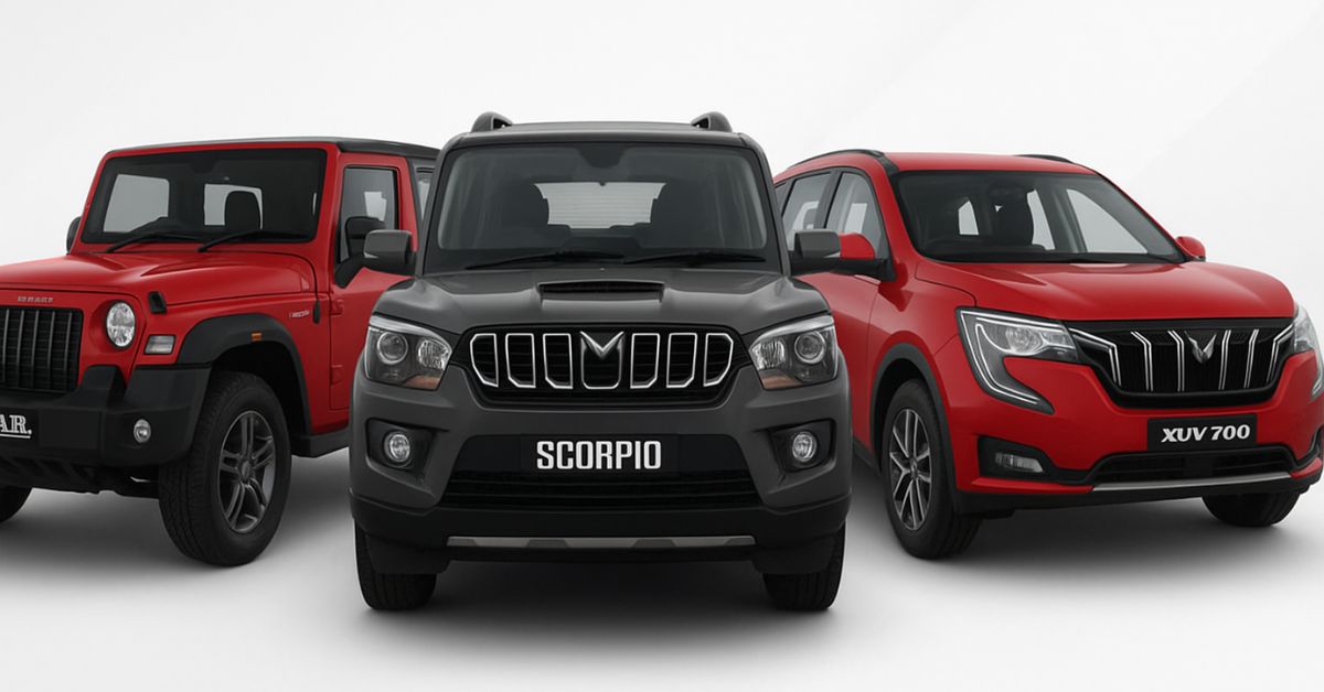 Mahindra Thar Scorpio XUV700 GST Price Drop 2025
