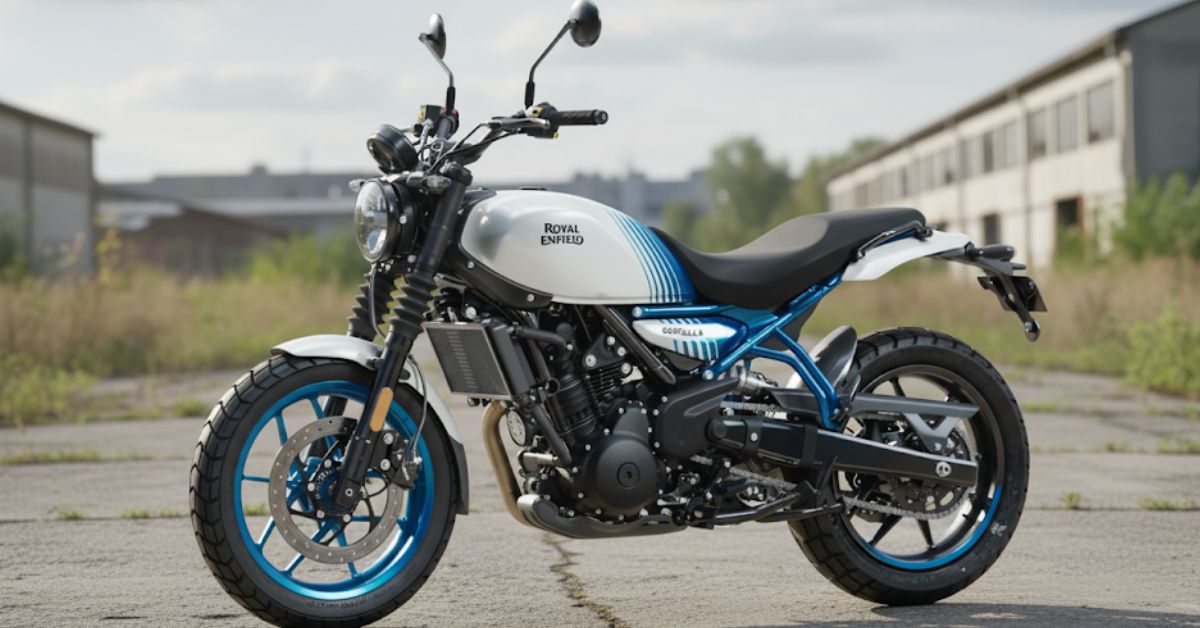 Royal Enfield Guerrilla 450 Front Side View and price in india