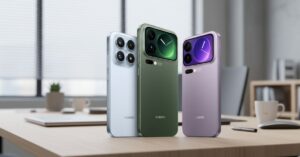 Xiaomi 17 Pro Max लॉन्च फ्लैगशिप स्मार्टफोन की फोटो – 7,500mAh बैटरी, 50MP कैमरा और Snapdragon 8 Elite Gen 5 के साथ