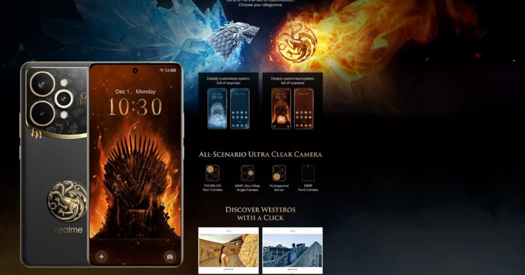 Realme 15 Pro Game of Thrones Edition Specifications
